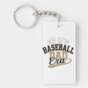 Baseball Dad Era Sleutelhanger