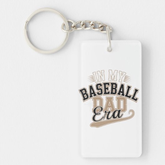 Baseball Dad Era Sleutelhanger (Voorkant)