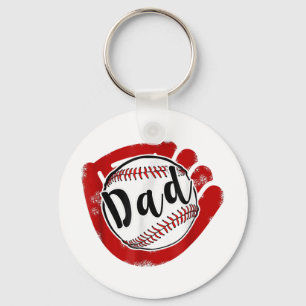 Baseball Dad for Baseball Softball Ma Sleutelhanger
