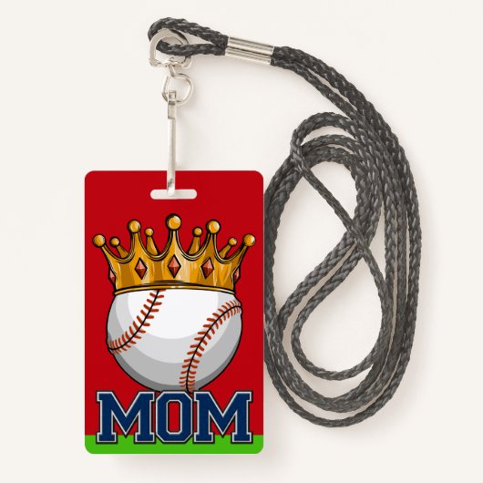 Baseball DAD Lanyard-badge - Zie achterzijde Badge (Voorkant met draagriem)