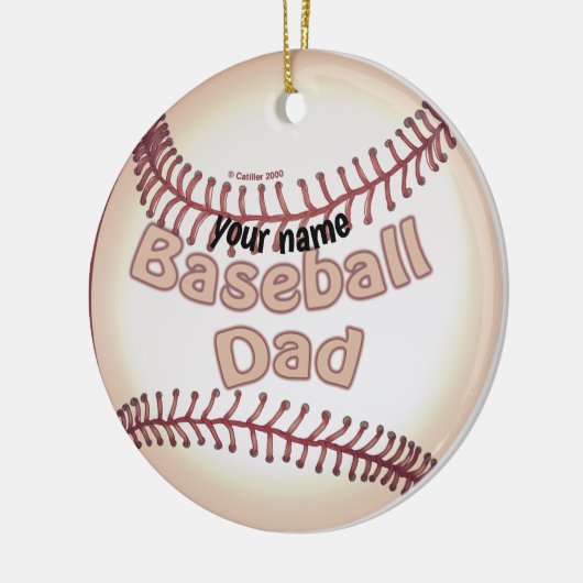 Baseball Dad ornament (Links)