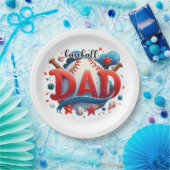 Baseball Dad Papieren Bordje (Feest)