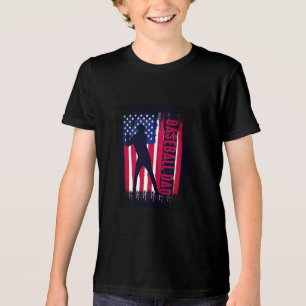 Baseball Dad Patriottische Amerikaanse vlag 2025 T Tri-Blend Shirt