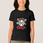 Baseball Dad Patriottische Amerikaanse vlag 2025 T Tri-Blend Shirt (Voorkant)
