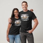 Baseball Dad SA Flag 4 juli T-shirt (Unisex)