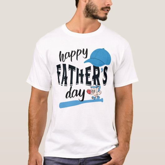Baseball Dad Shirt - Happy Father's Day Gift (Voorkant)