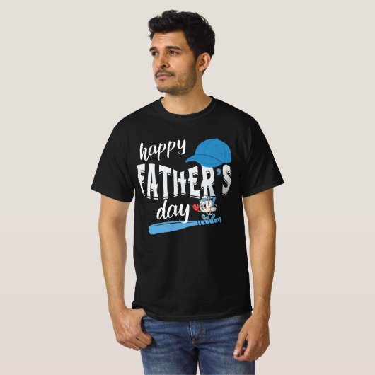 Baseball Dad Shirt - Happy Father's Day Gift (Voorkant volledig)