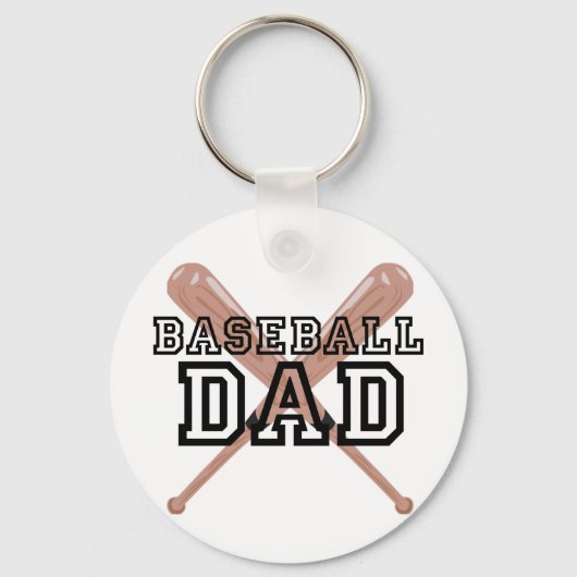 Baseball Dad Sleutelhanger (Voorkant)