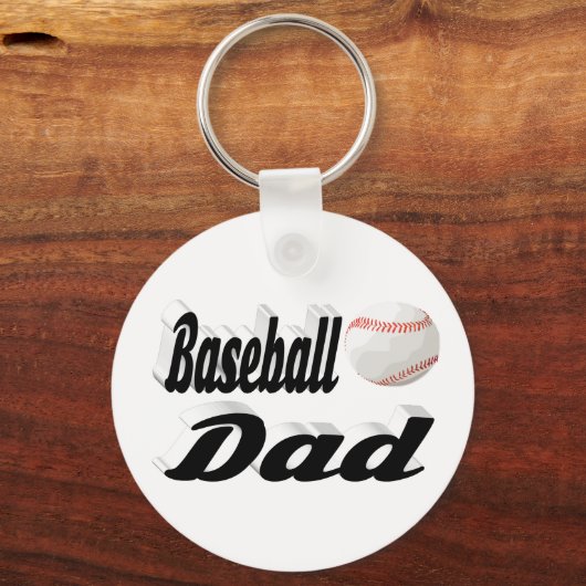 Baseball Dad Sleutelhanger (Voorkant)
