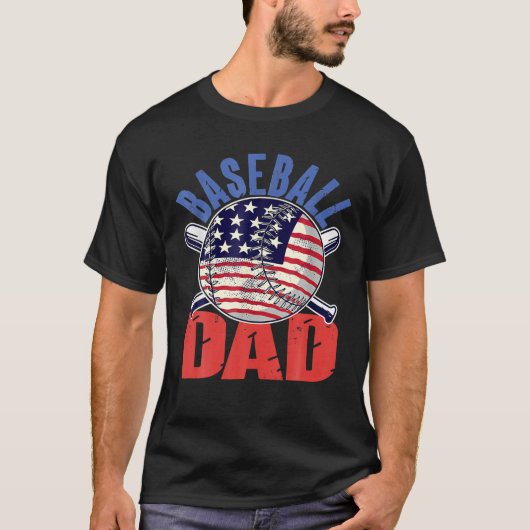 Baseball Dad T-shirt (Voorkant)
