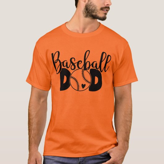 Baseball Dad T-shirt (Voorkant)