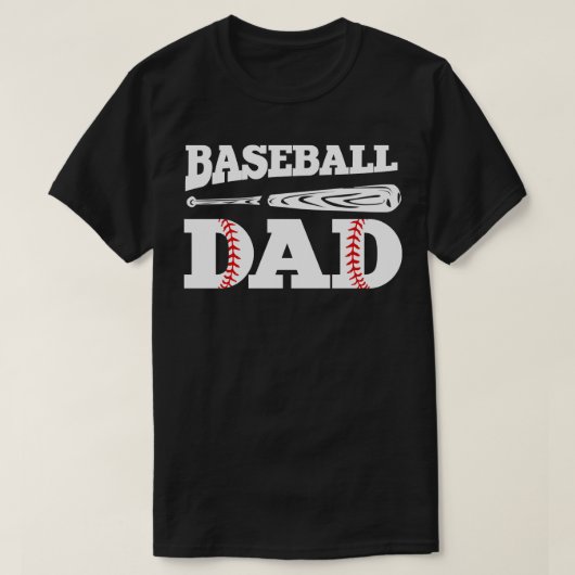 Baseball Dad T-shirt (Design voorkant)