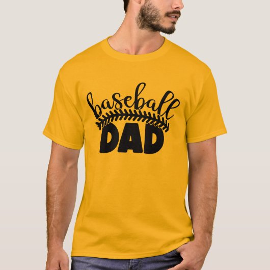 Baseball Dad T-shirt (Voorkant)