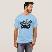 Baseball  Dad  T-shirt (Voorkant volledig)