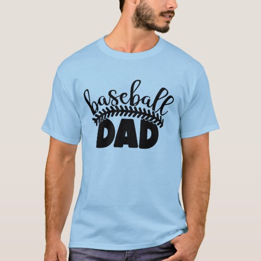 Baseball  Dad  T-shirt (Voorkant)