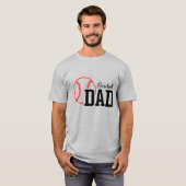 Baseball Dad T-shirt (Voorkant volledig)