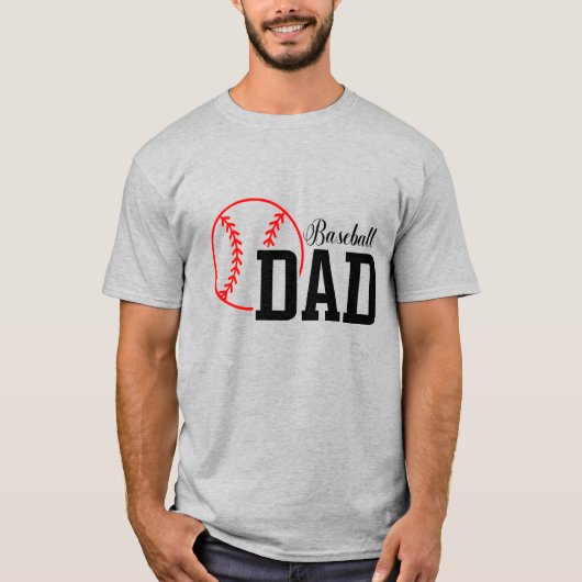 Baseball Dad T-shirt (Voorkant)