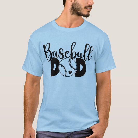 Baseball Dad T-shirt (Voorkant)