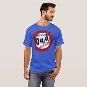 Baseball Dad T Shirt for Baseball Softball Ma (Voorkant volledig)