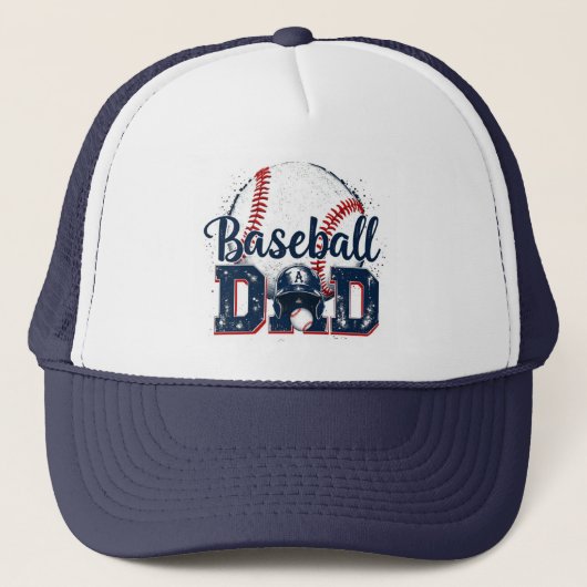Baseball Dad Trucker Pet (Voorkant)