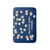 Baseball Dark Blue, kies uw kleur, naam, Badmat (Voorkant Verticaal)