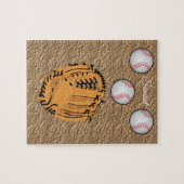 Baseball Decorative Jigzaag Puzzle Legpuzzel (Horizontaal)