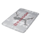 Baseball Design Bath Mat (Gekanteld)