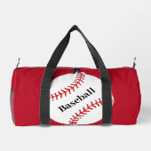 Baseball Design Duffel Bag Plunjezak (Achterkant)