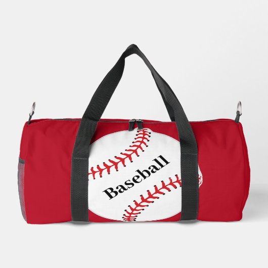 Baseball Design Duffel Bag Plunjezak (Achterkant)