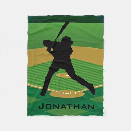 Baseball Design Fleece Blanket (Voorkant)