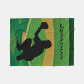 Baseball Design Fleece Blanket (Voorkant (Horizontaal))