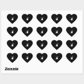 Baseball Design for Base Ball Lovers Hart Sticker (Vel)