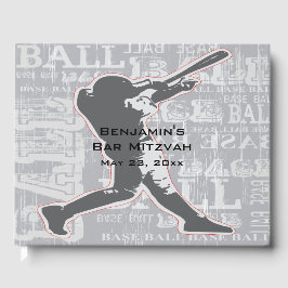 Baseball Design Guest Book Gastenboek