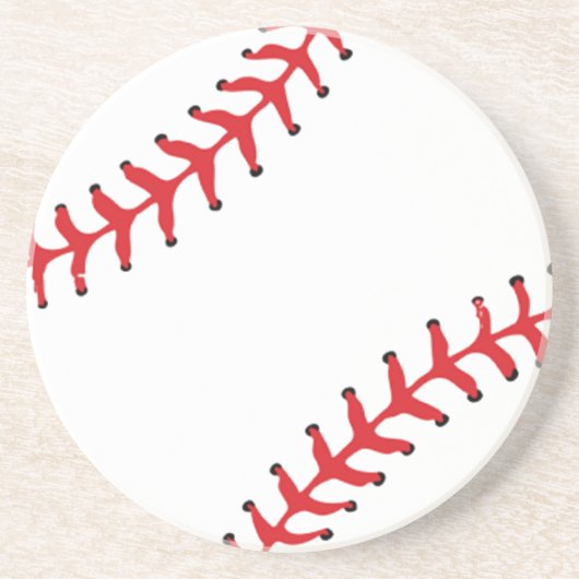 Baseball Design II Round Onderzetter (Voorkant)