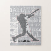 Baseball Design Jigzaag Puzzle Legpuzzel (Verticaal)