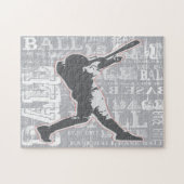 Baseball Design Jigzaag Puzzle Legpuzzel (Horizontaal)