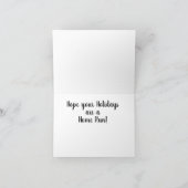 Baseball Design Kerst Kaart (Binnen)