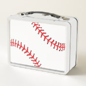 Baseball Design Metal Lunchbox (Achterkant)