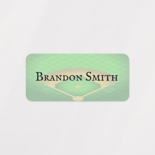 Baseball Design Naam Etiketten Labels (Design 2)