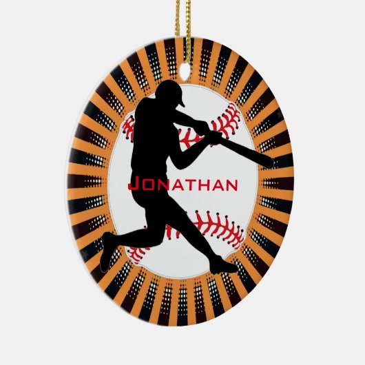 Baseball Design Ornament (Rechts)