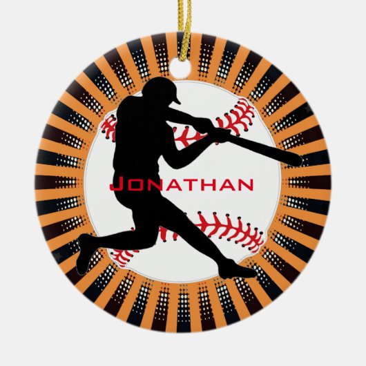 Baseball Design Ornament (Voorkant)