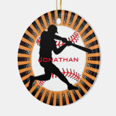 Baseball Design Ornament (Links)