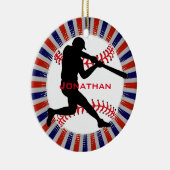 Baseball Design Ornament (Rechts)