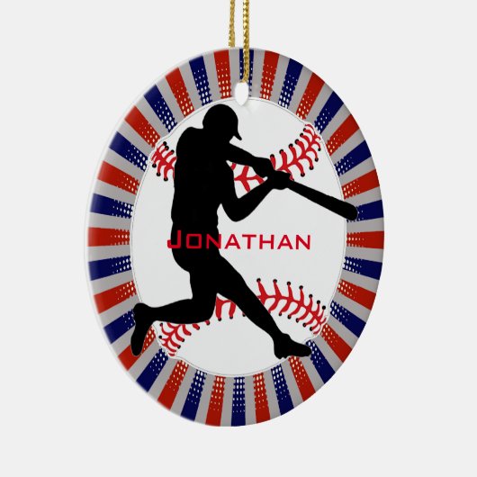 Baseball Design Ornament (Rechts)