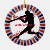 Baseball Design Ornament (Achterkant)