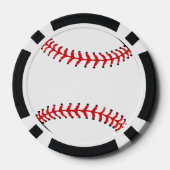 Baseball Design Poker Chips (Achterkant)