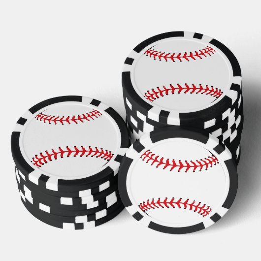 Baseball Design Poker Chips (Opstapeling)