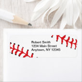 Baseball Design Return Address Labels (Insitu)
