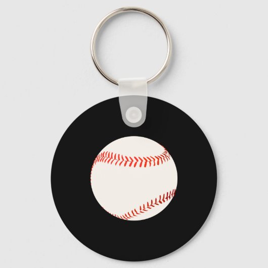 Baseball Design Sleutelhanger (Voorkant)