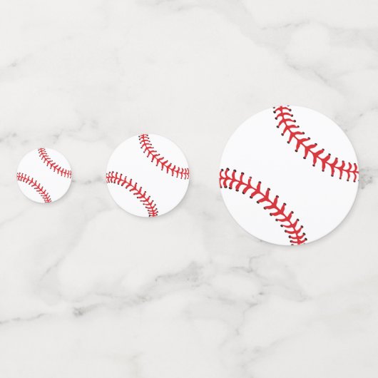 Baseball Design Table Confetti (Voorkanten)